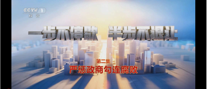 电视专题片《一步不停歇 半步不退让》第二集《严...